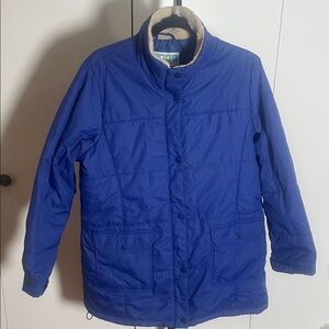 Blue Quilted Jacket